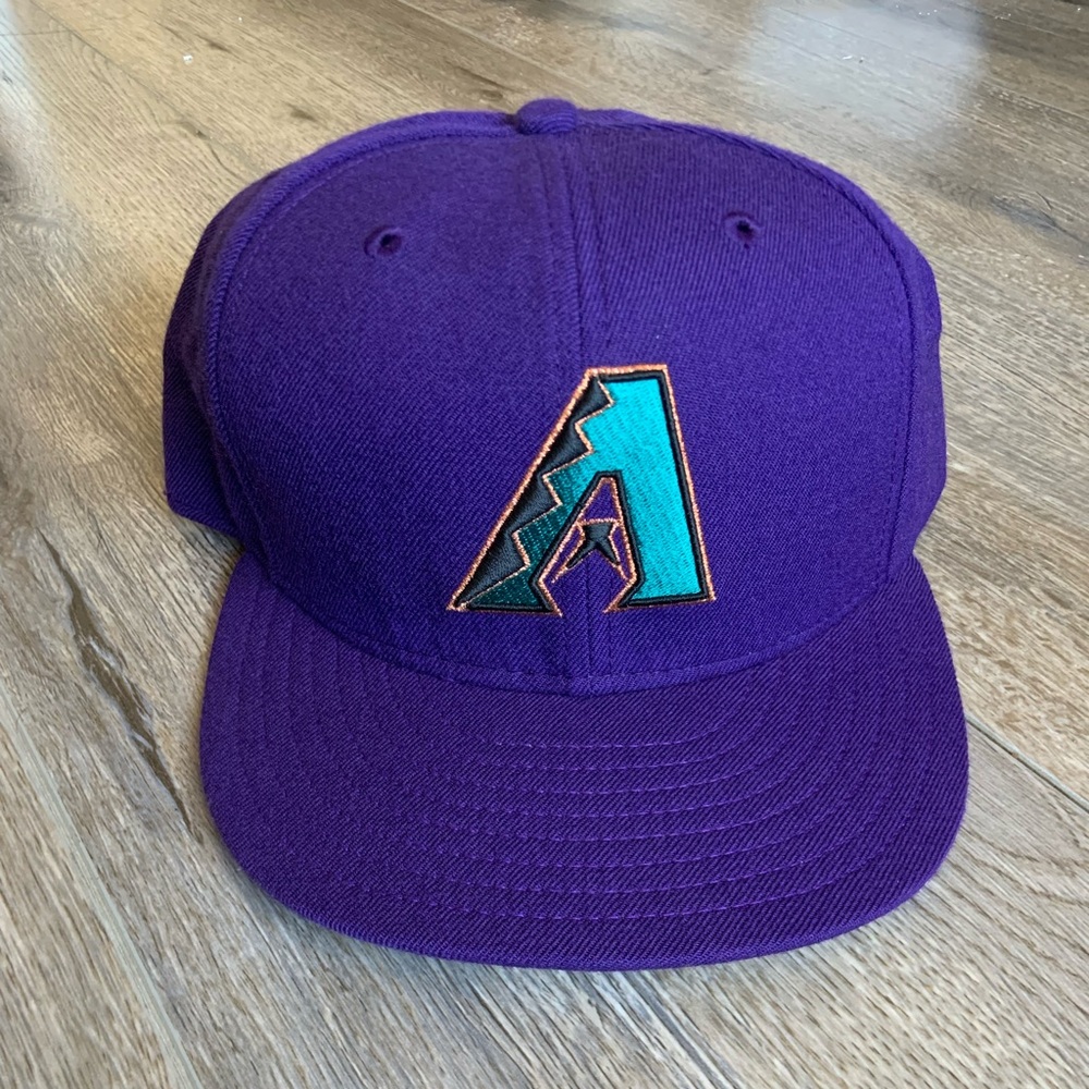 Vtg Vintage 90’s Arizona Diamondbacks New Era Fitted Hat Cap Size 7 5/8